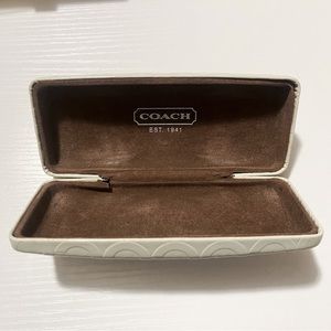 Coach Glasses Case - White